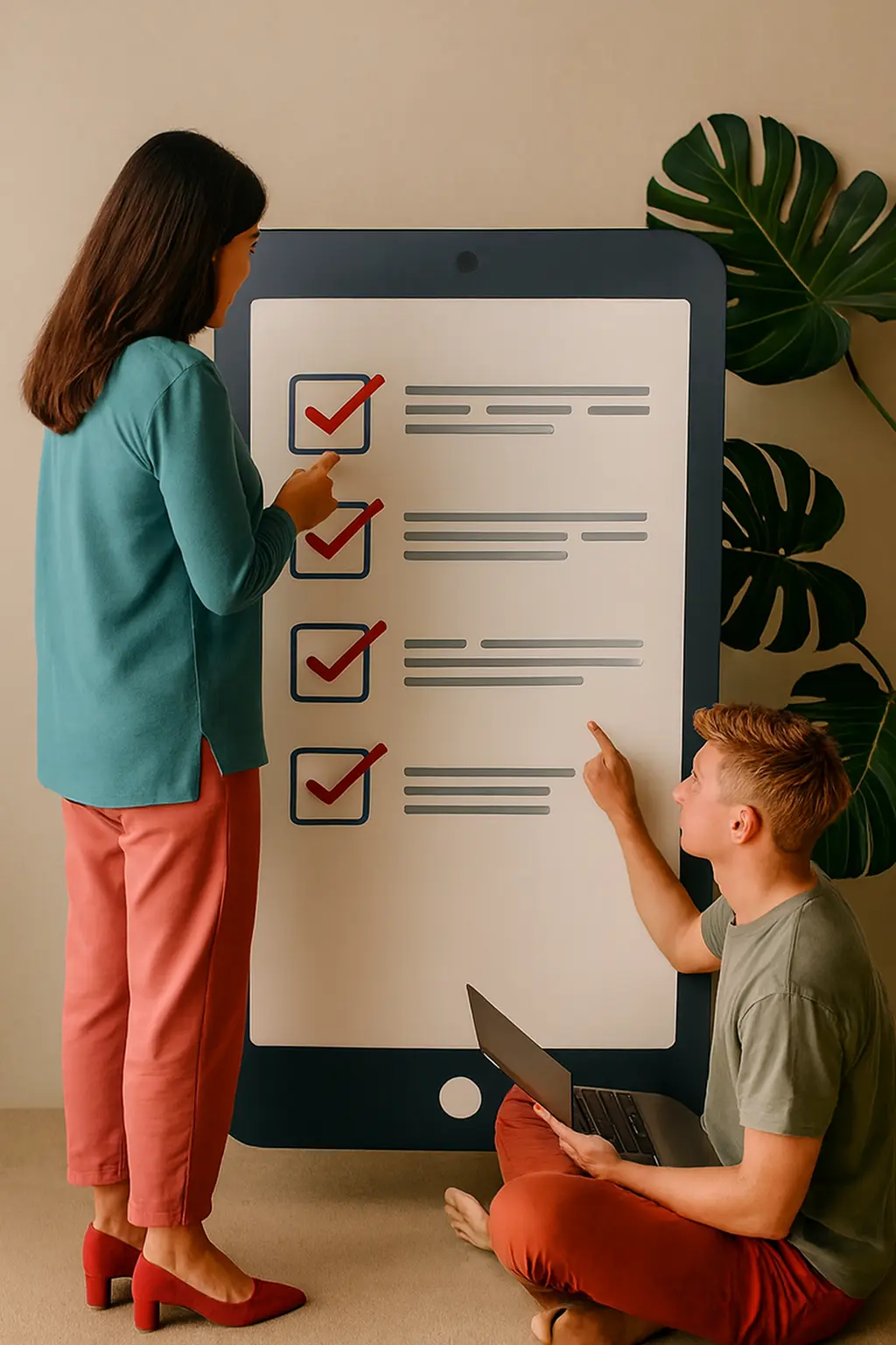 Ilustrasi Tim HRIS Online